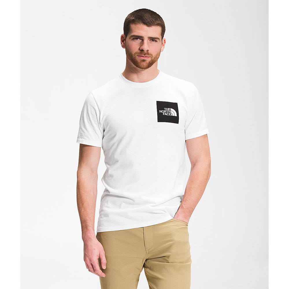 The North Face T-Shirts Mens Australia - The North Face Fine Short Sleeve White (GBI-342659)